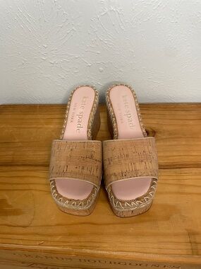 Kate Spade Cork Slide Mules